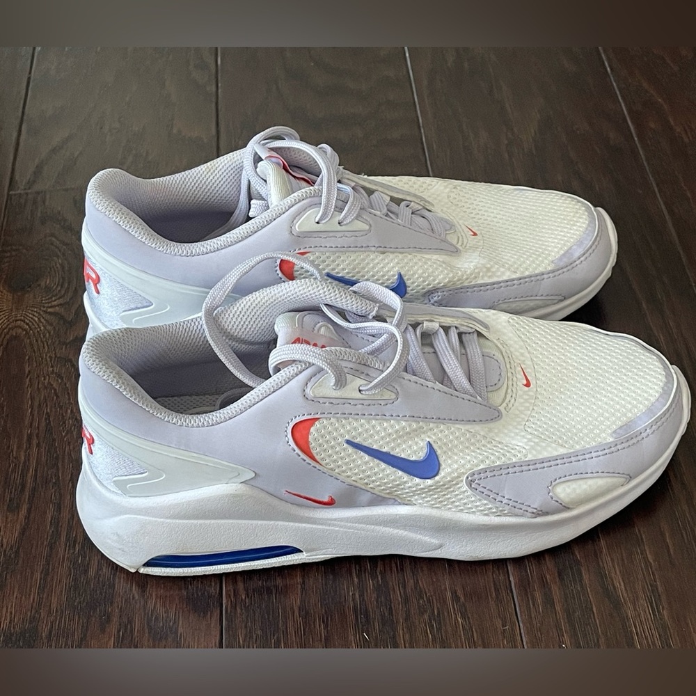 Nike Air Max Bolt Women Sneakers Low Cut Purple Sapphire Violet White Size 8.5